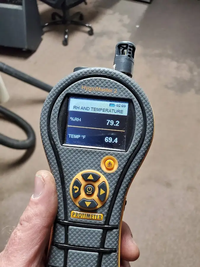 Moisture meter humidity assessment for Mold Remediation & Removal in Pleasant Garden